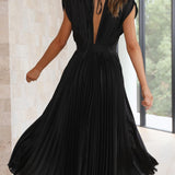 Stella™ | Plisirana maxi haljina