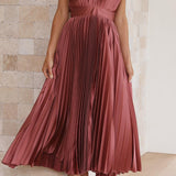 Stella™ | Plisirana maxi haljina