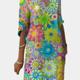 Šarena haljina s cvjetnim uzorkom