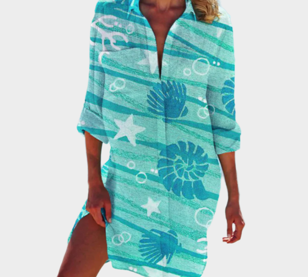 Klasična košulja-haljina