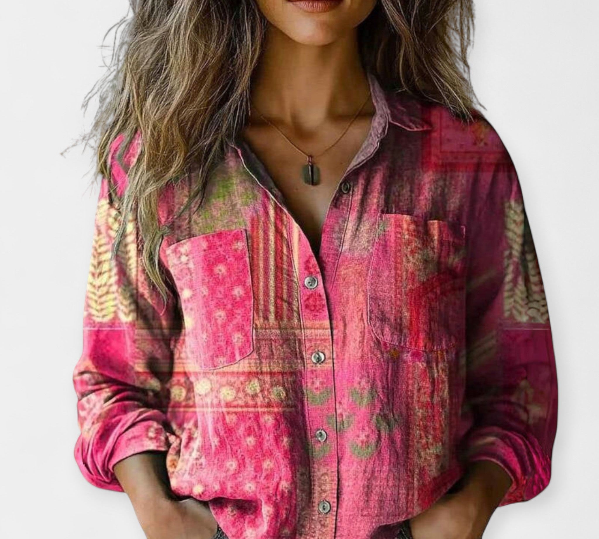 Vintage Majica s Uzorkom