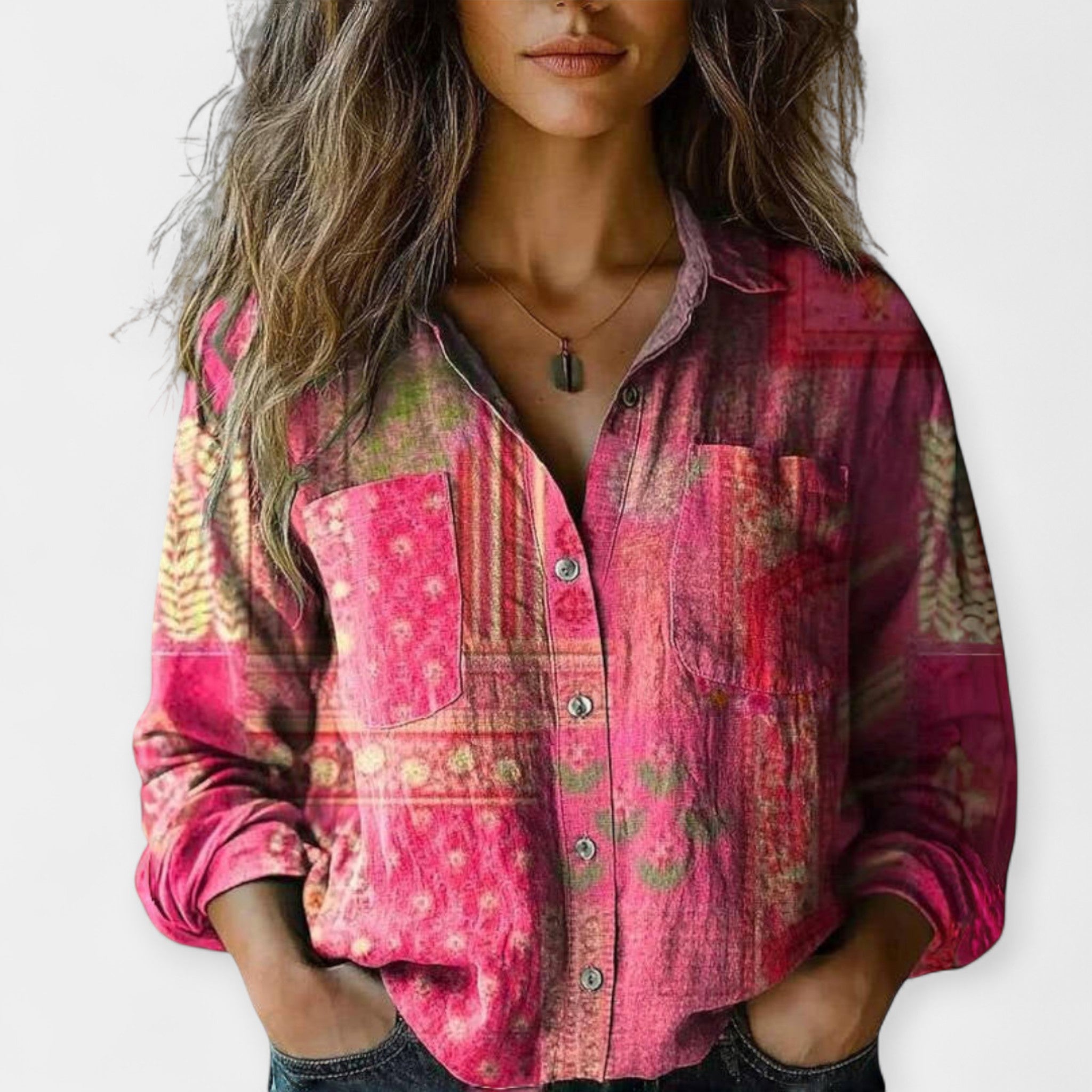 Vintage Majica s Uzorkom