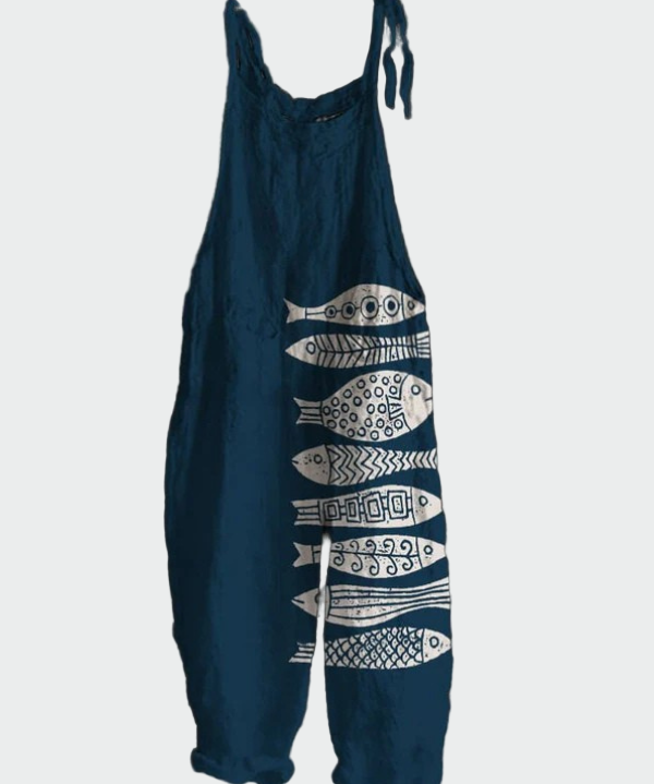 Retro cjeloviti kombinezon s cvjetnim uzorkom – Elegantan stil i udobnost