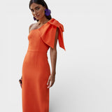 Petra – Duga narančasta elegantna haljina