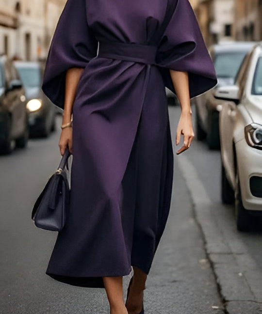 Lissey – Minimalist Belted Luxe Haljina