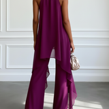 Viola | Elegantni Halter Komplet s Hlačama