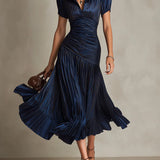 Firenca | Vintage Elegantna Chiffon Maxi Haljina