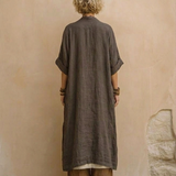 Sophie | Tamnosiva i smeđa tribal print tri dijela set