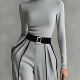 Vera™ - Elegantni Set s Kontrastnim Detaljima
