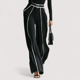 Nolia™ | Bijeli set s hlačama širokih nogavica