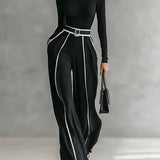 Vera™ - Elegantni Set s Kontrastnim Detaljima