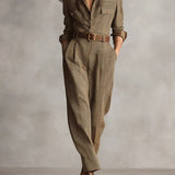 Anna™ - Karirani Elegantan Jumpsuit