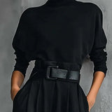 Lisa™ - Crni dvodijelni set s remenom