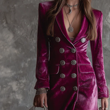Virella – Luxe Velvet Blejzer haljina