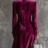 Virella – Luxe Velvet Blejzer haljina