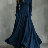 Serelune – Timeless Button Maksi haljina