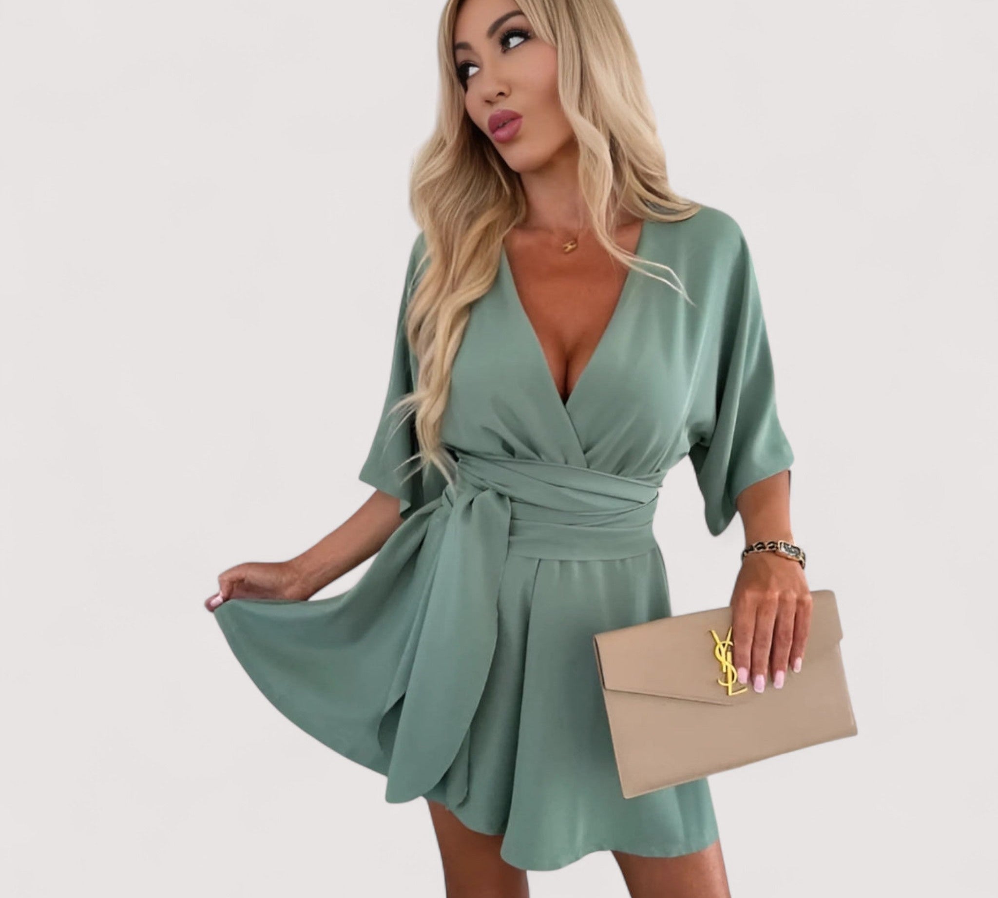 Sandria™ | Gradski šik kombinezon – Milanski stil