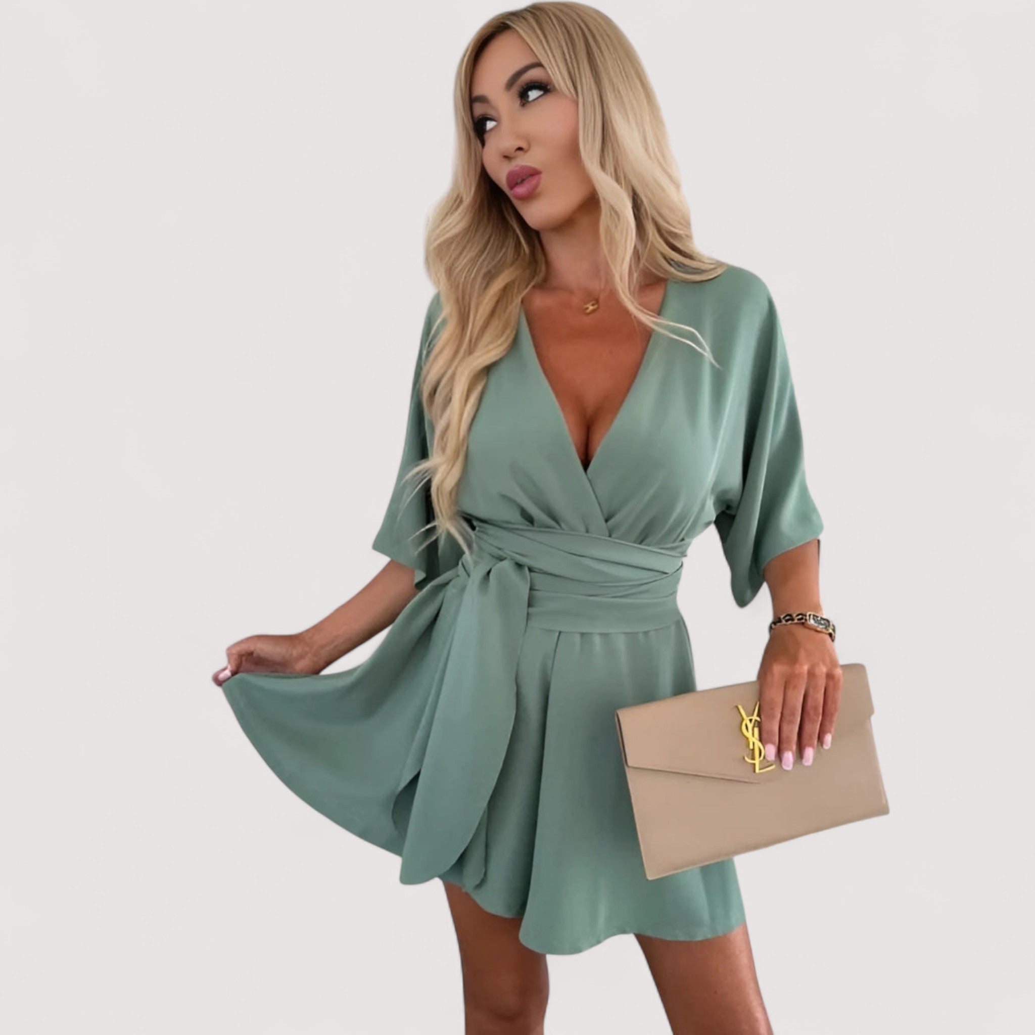 Sandria™ | Gradski šik kombinezon – Milanski stil