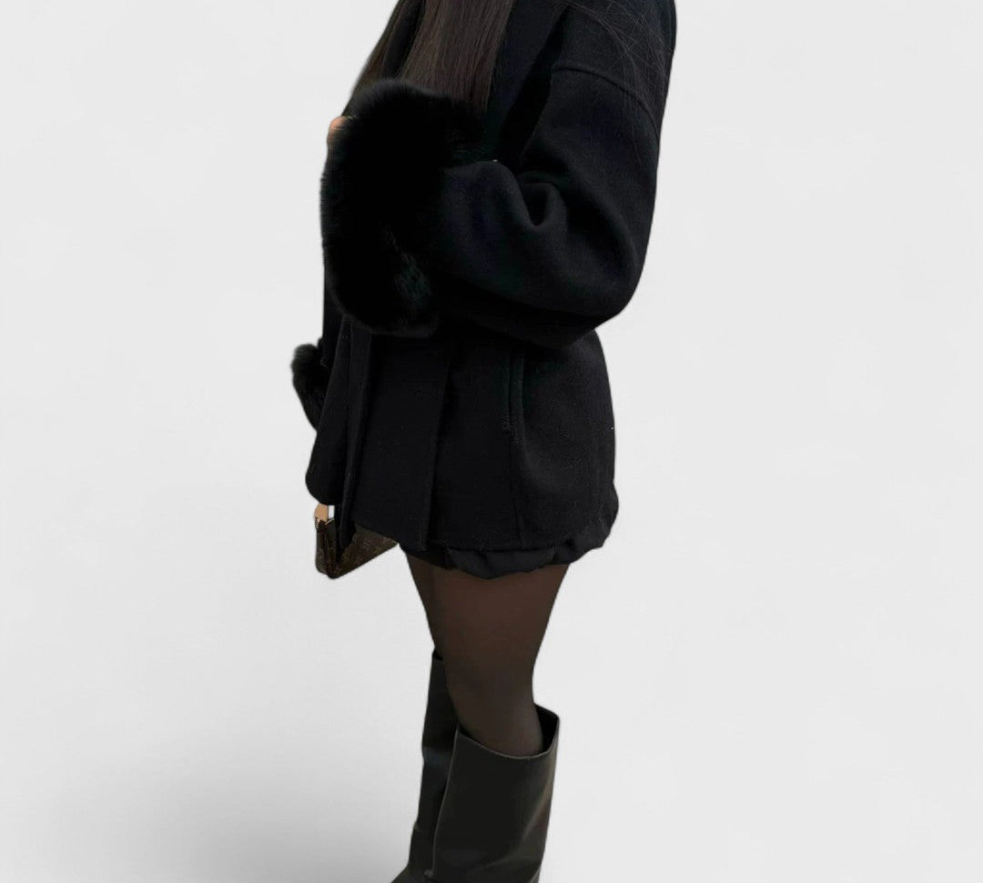 Ivanic – Elegantni kaput s detaljima od umjetnog krzna