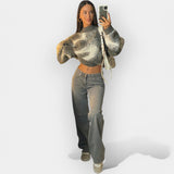 Nisko strukirani traperice