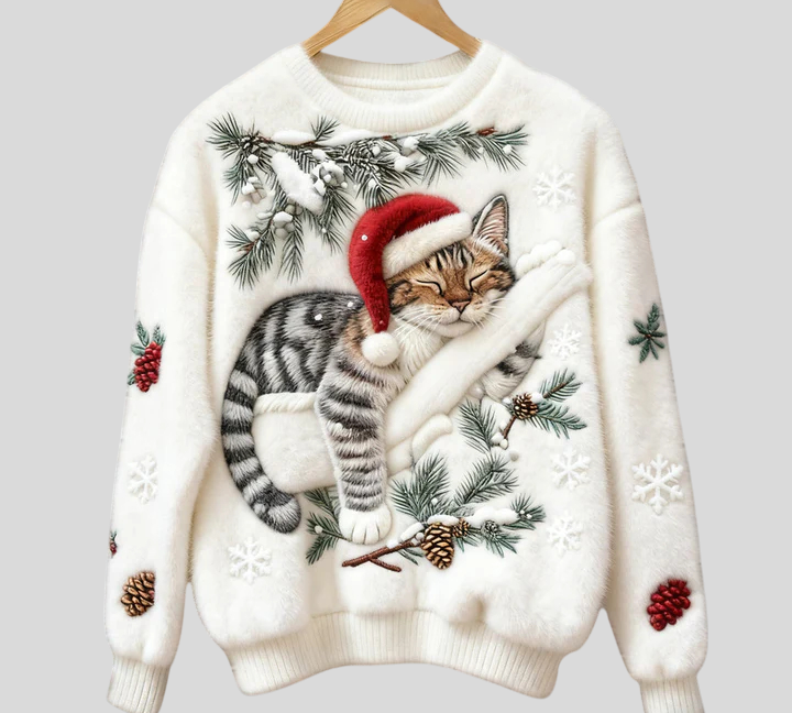 Živana - Božićni Džemper Za Mačke