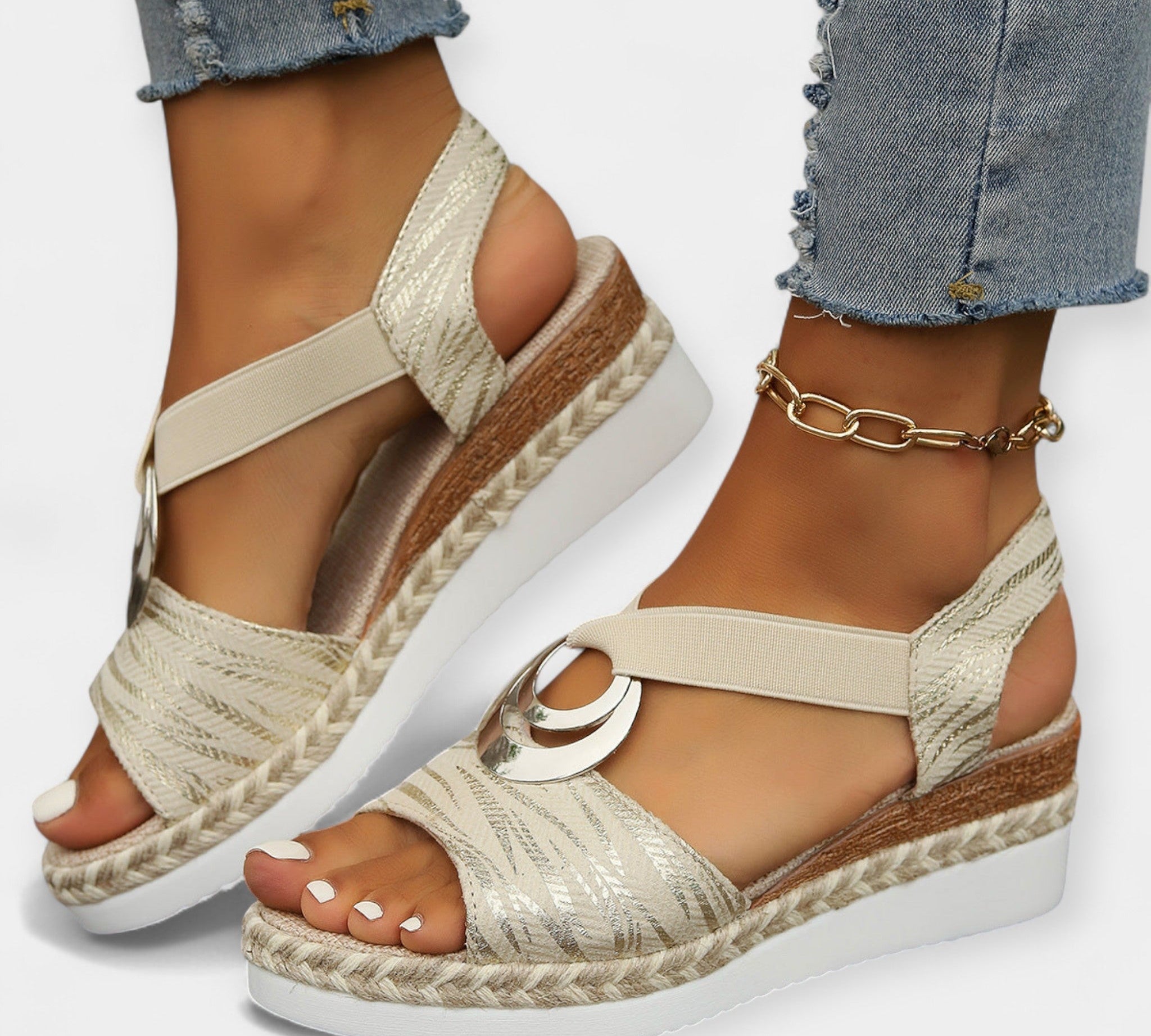 Rimske sandale s tkanjem