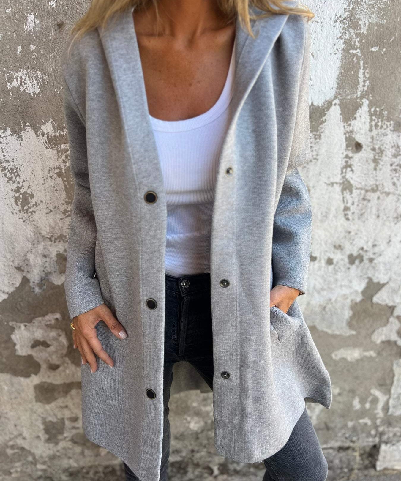 Lucija - Casual Cardigan s Kapuljačom