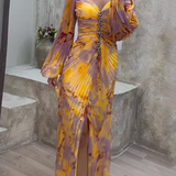 Maria Chic Haljina s V-Izrezom
