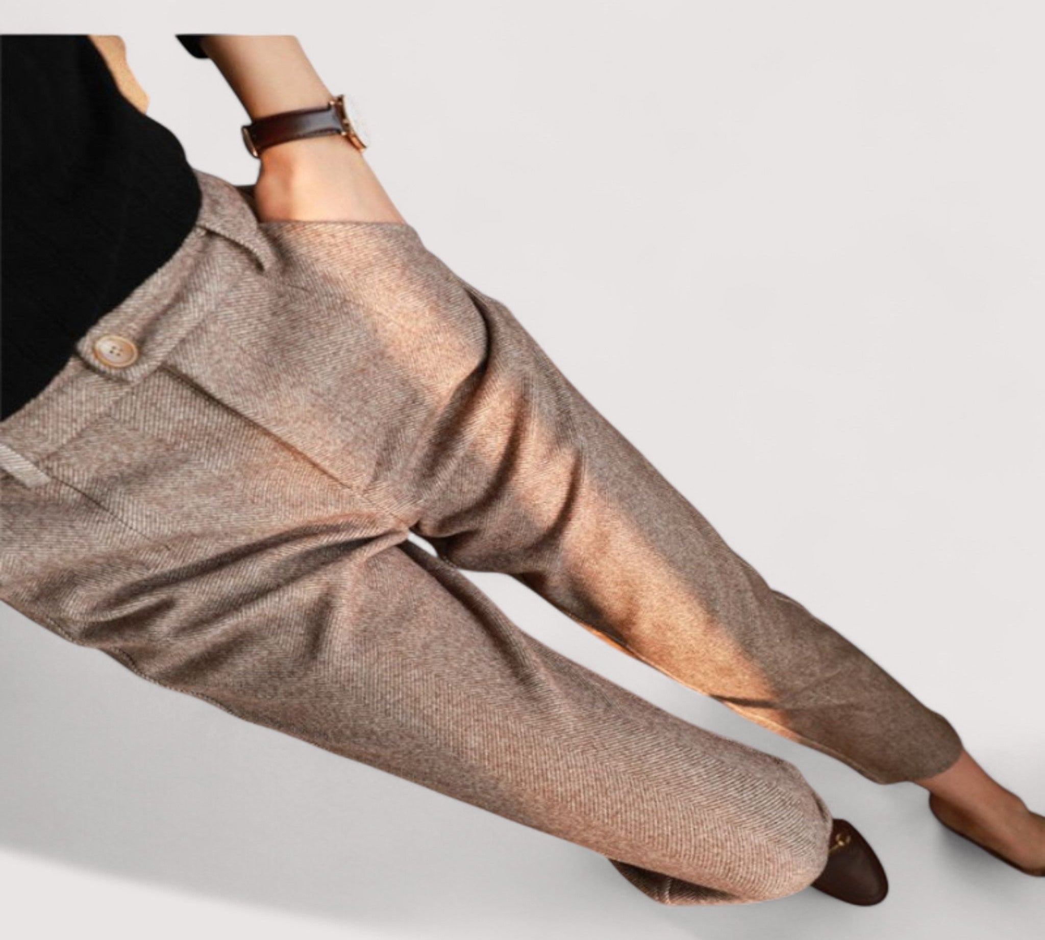 Helga™ | Slim hlače s visokim strukom