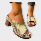 Sandale s debelim petom i otvorenim petom