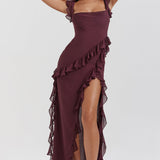 Meissa | Haljina s Asimetričnim Volanom