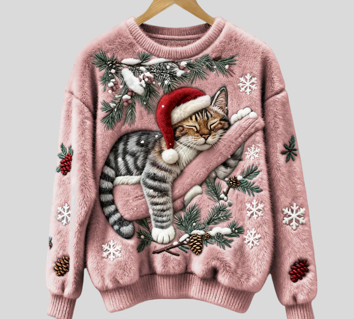 Živana - Božićni Džemper Za Mačke