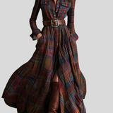 Giulietta – Karirana Maxi Košulja-Haljina