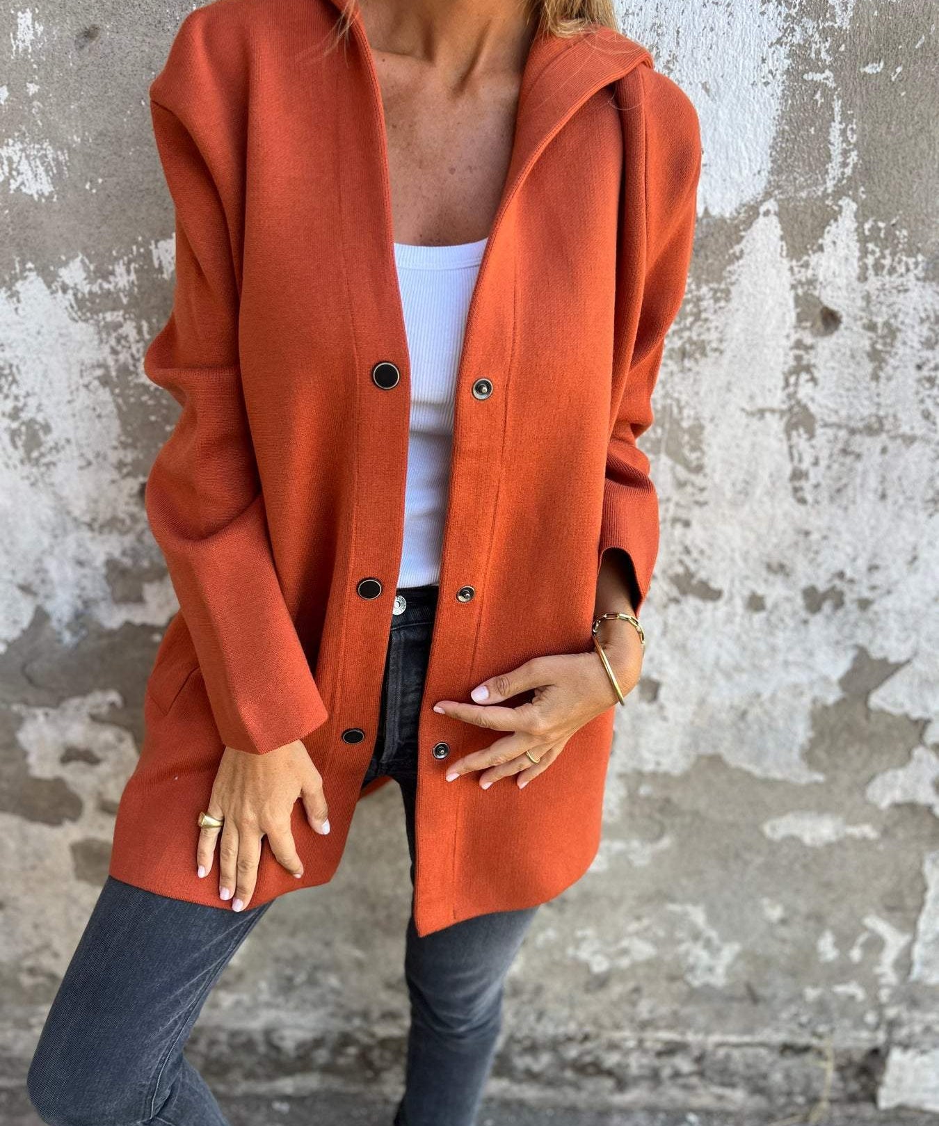Lucija - Casual Cardigan s Kapuljačom