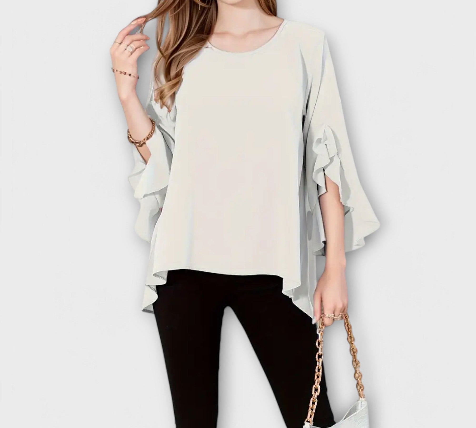 Marta – Fluida Blusa s Volanima