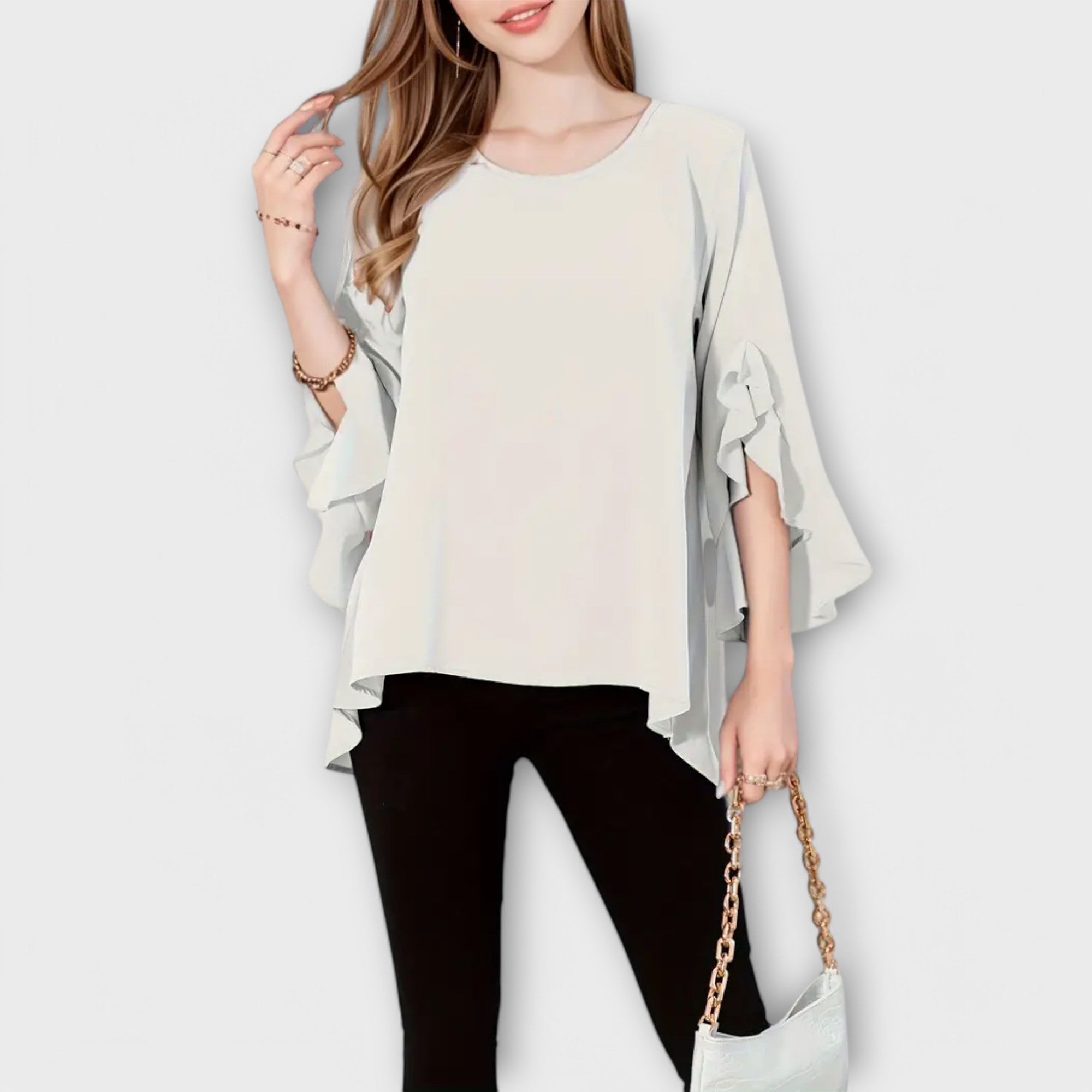 Marta – Fluida Blusa s Volanima