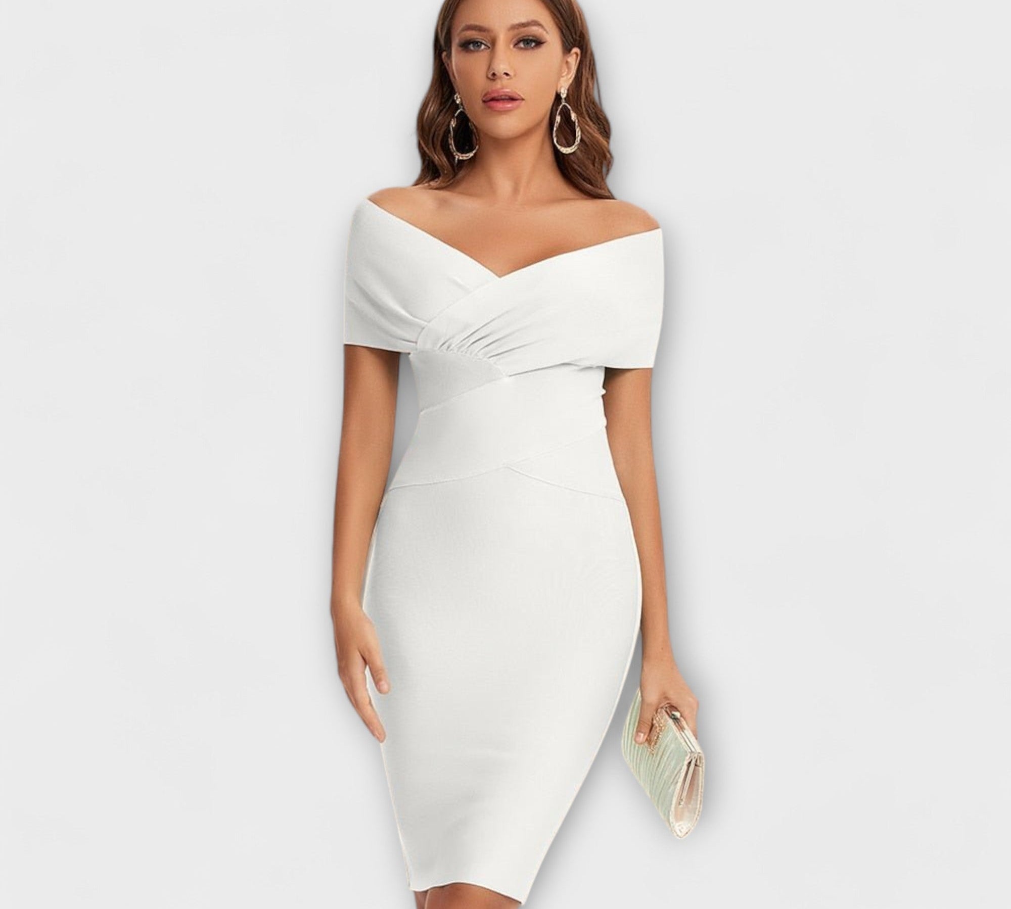 Marija - Elegantna haljina s V izrezom