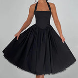 Kostimirani Midi Haljina s Tulle Podstavom – Elisabetta