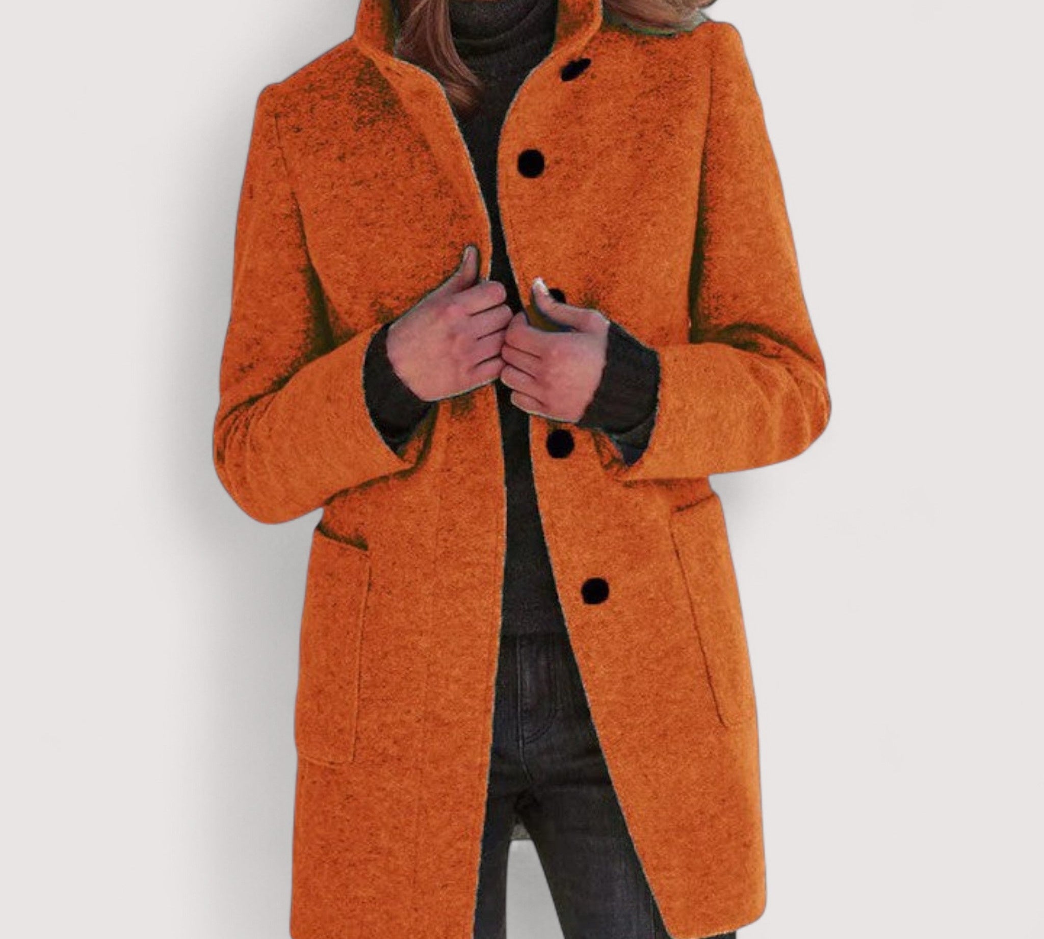 Amina™ | Klasični kaput od mješavine vune