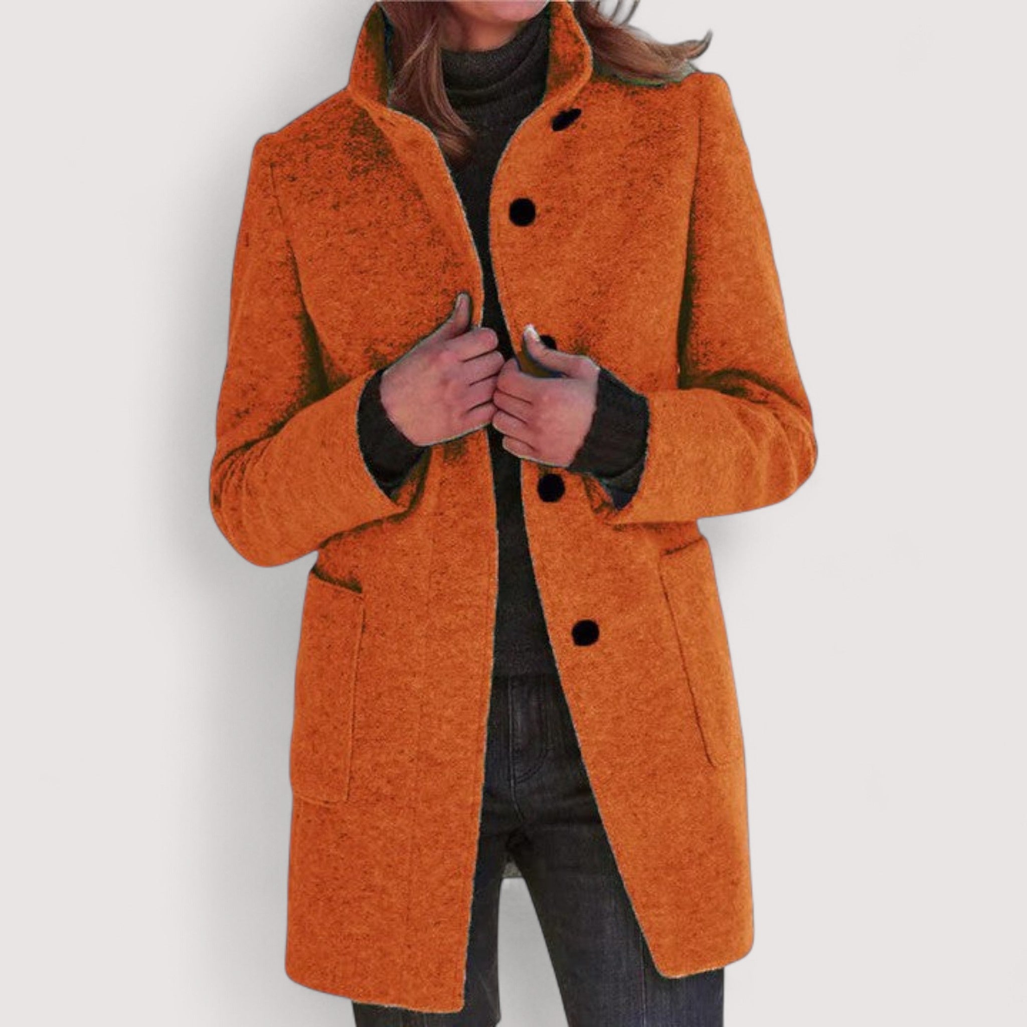 Amina™ | Klasični kaput od mješavine vune