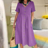 Briar – Effortless Buttoned Haljina