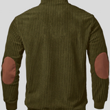 Kortez – Ležerni Pleteni Pulover s Poluzipom