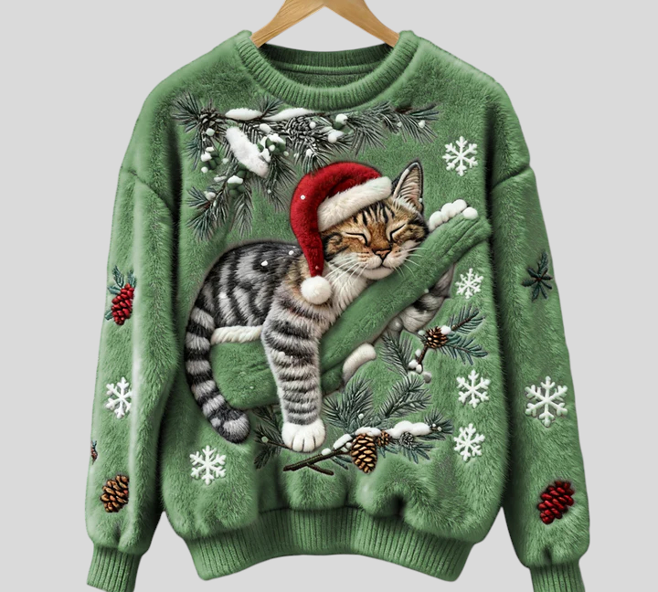 Živana - Božićni Džemper Za Mačke