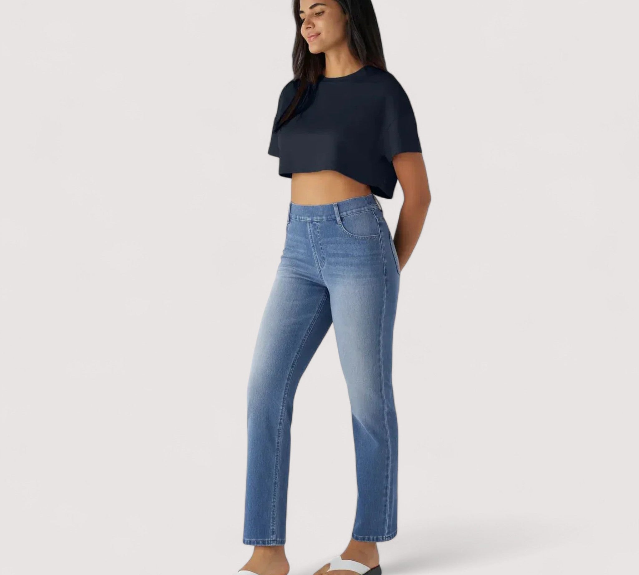 Paola™ | Udobne hlače s visokim strukom