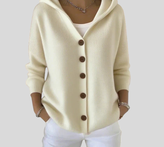 Felicia - Trendy Pletiva Jakna s Kapuljačom