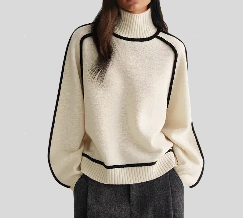 Aizel - Pulover S Rol-Ovratnikom