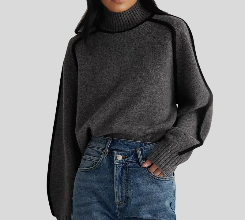 Aizel - Pulover S Rol-Ovratnikom