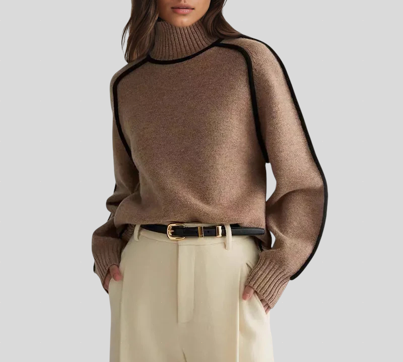 Aizel - Pulover S Rol-Ovratnikom