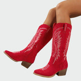 Marta - Stylish embroidered western boots