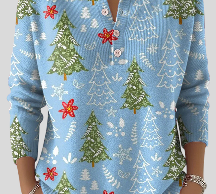 Sophie – Božićni Pulover S Gumbima